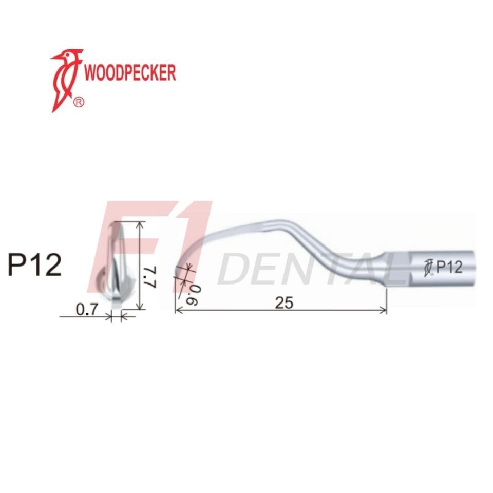 Woodpecker Kavitron Periodonti Ucu P12 - (Woodpecker,Ems,Mectron,WH Uyumlu)