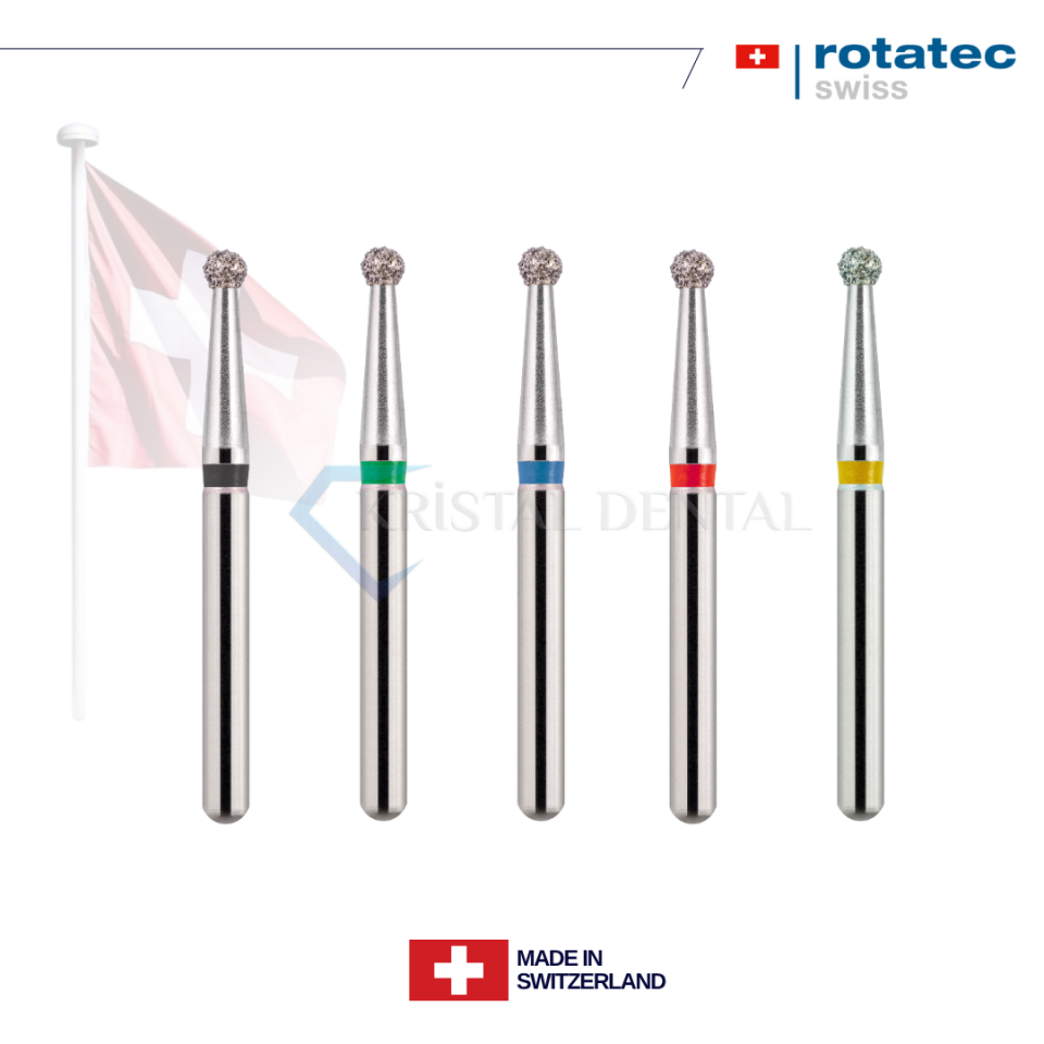 Rotatec Swiss Elmas Frez Rond - 001/801