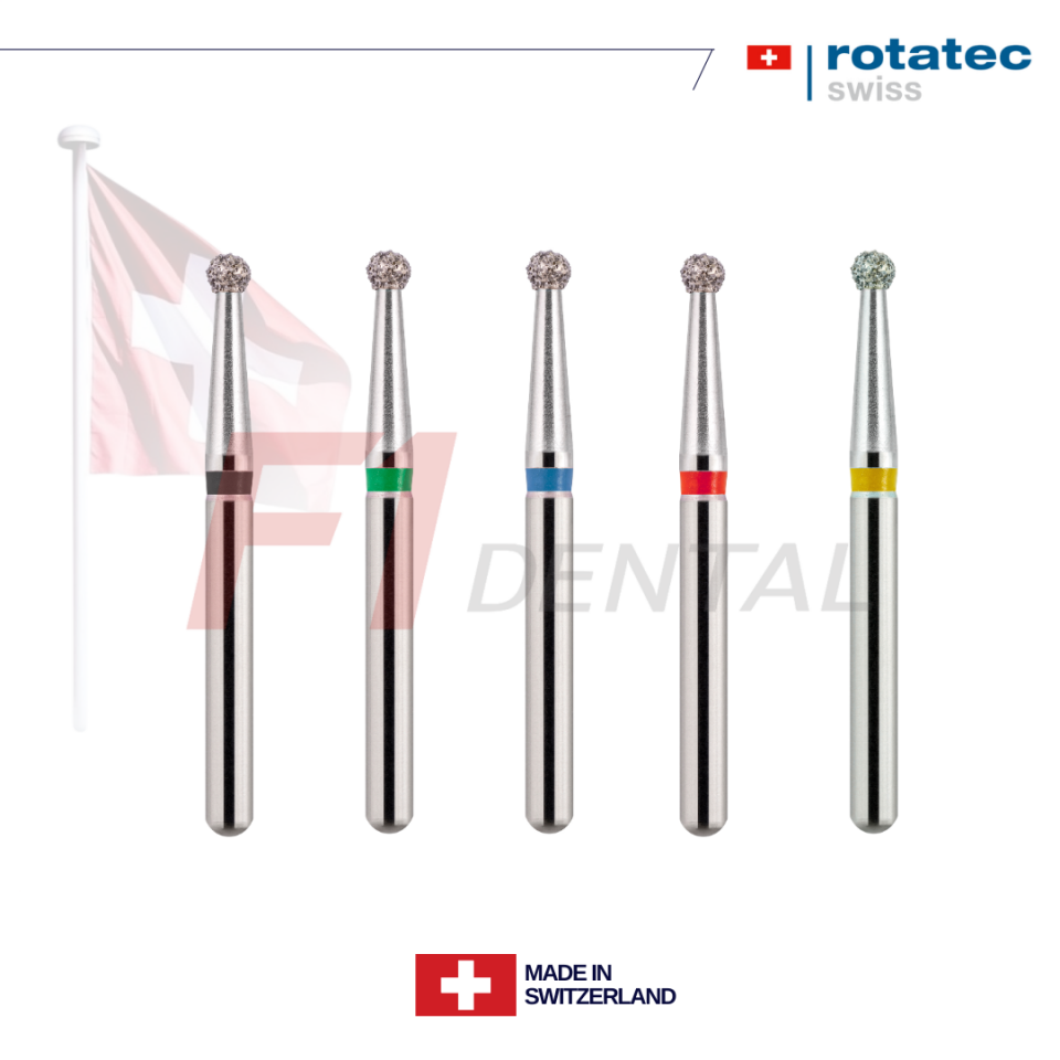 Rotatec Swiss Elmas Frez Rond - 001/801