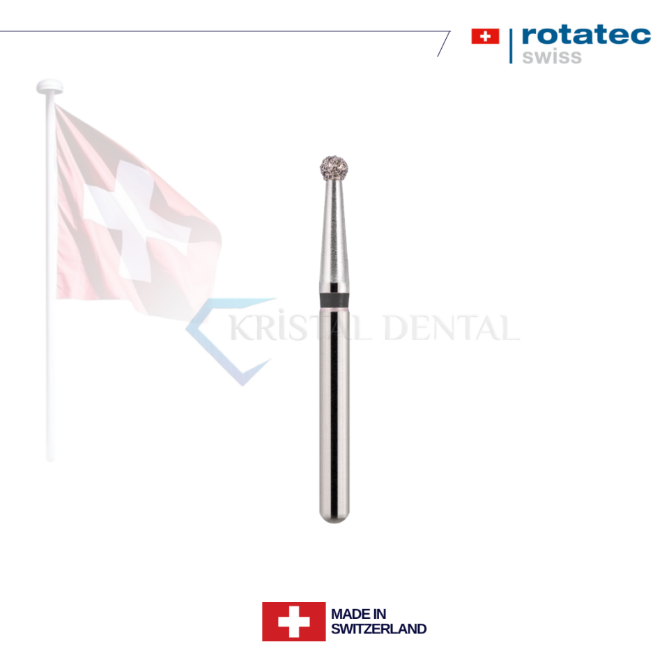Rotatec Swiss Elmas Frez Rond - 001/801
