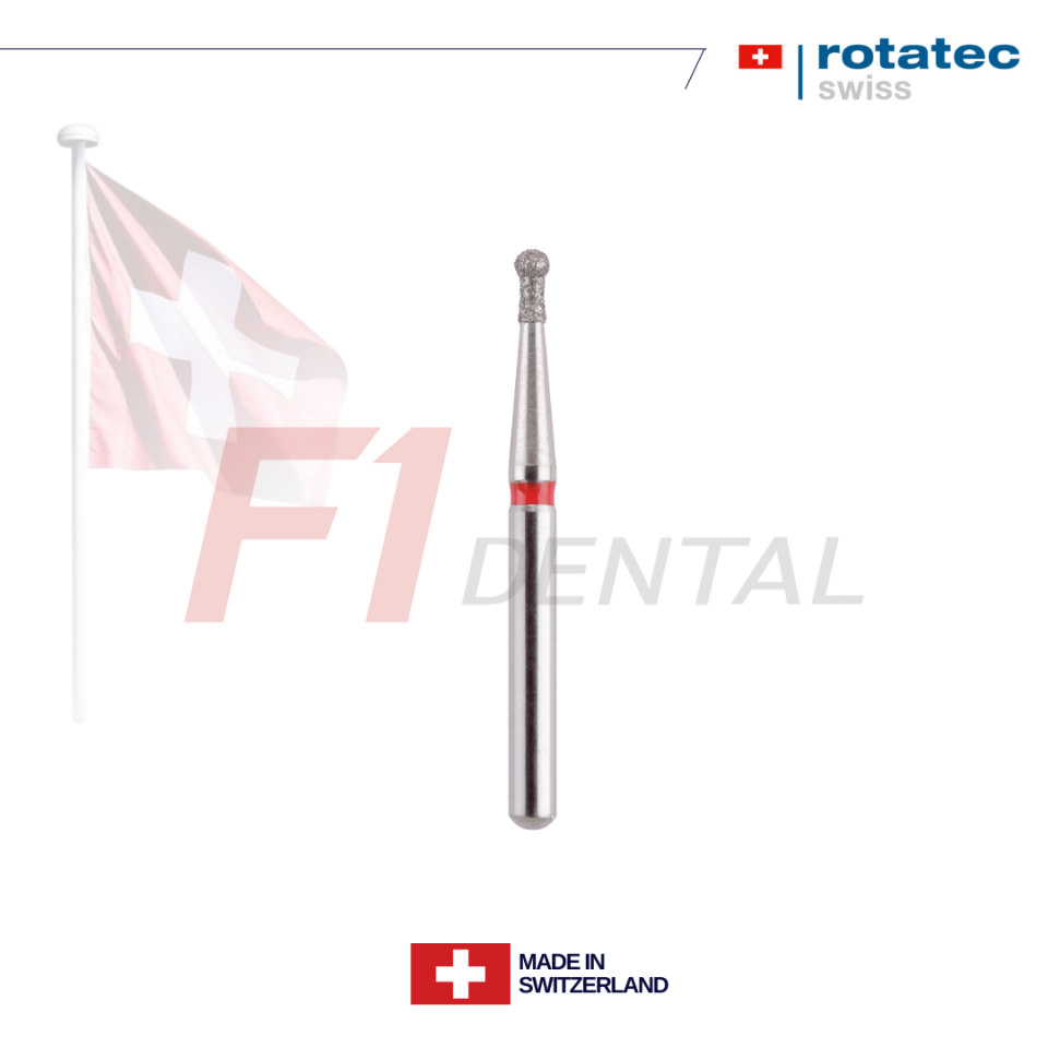 Rotatec Swiss Elmas Frez Yaka Kollu Rond - 002/802