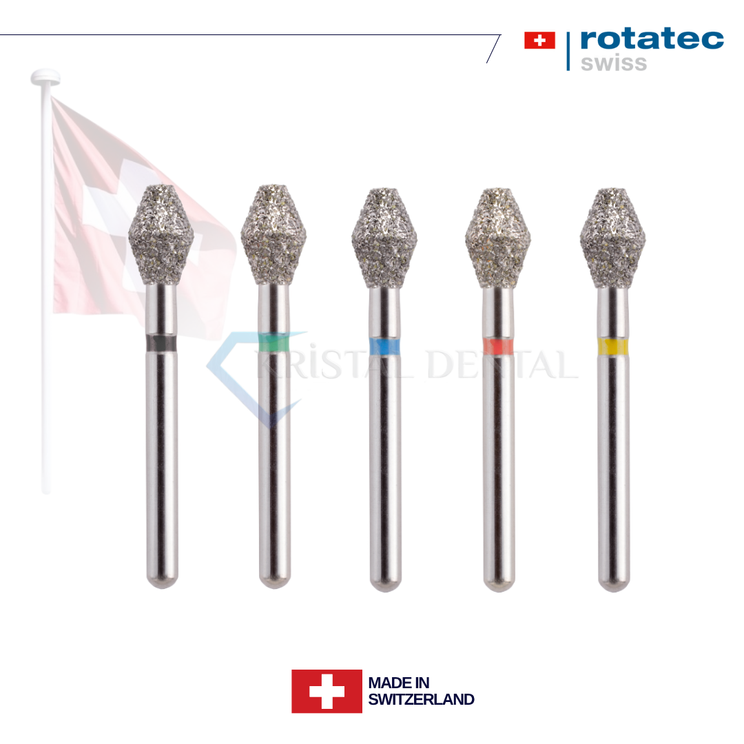 Rotatec Swiss Elmas Frez Barrel - 038/811S