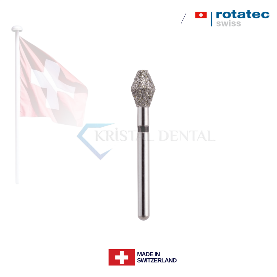 Rotatec Swiss Elmas Frez Barrel - 038/811S