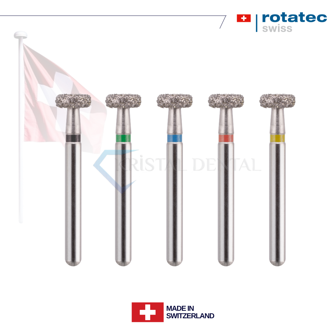 Rotatec Swiss Elmas Frez Wheel Rond - 067/909