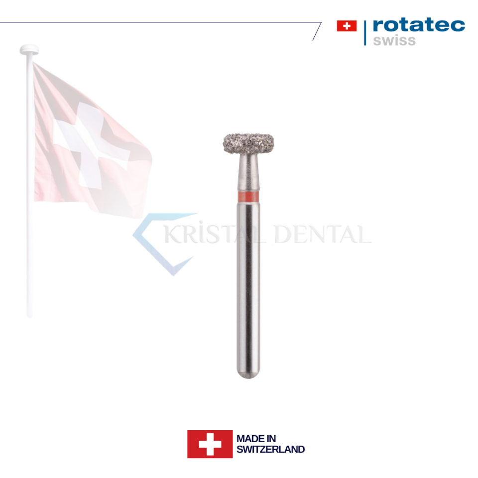 Rotatec Swiss Elmas Frez Wheel Rond - 067/909