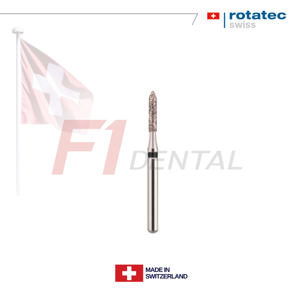 Rotatec Swiss Elmas Frez Eğimli Silindir - 129/884