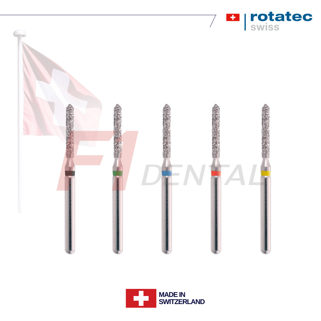 Rotatec Swiss Elmas Frez Eğimli Silindir - 130/885
