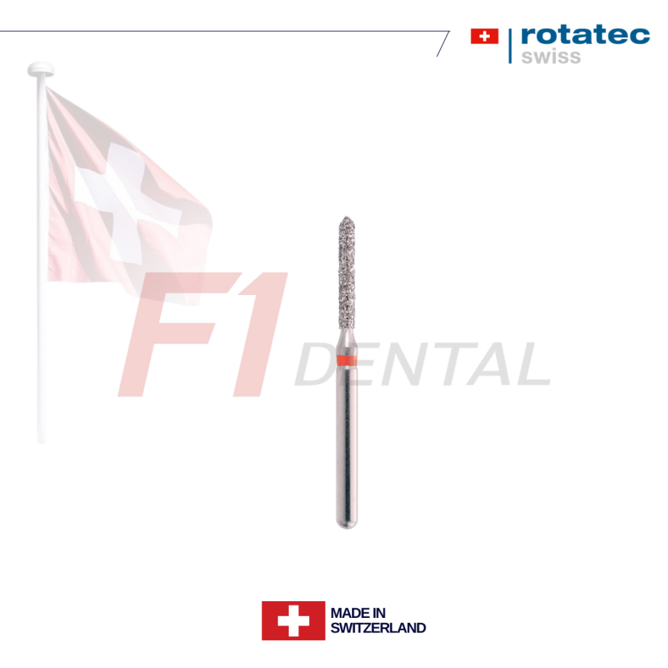 Rotatec Swiss Elmas Frez Eğimli Silindir - 130/885