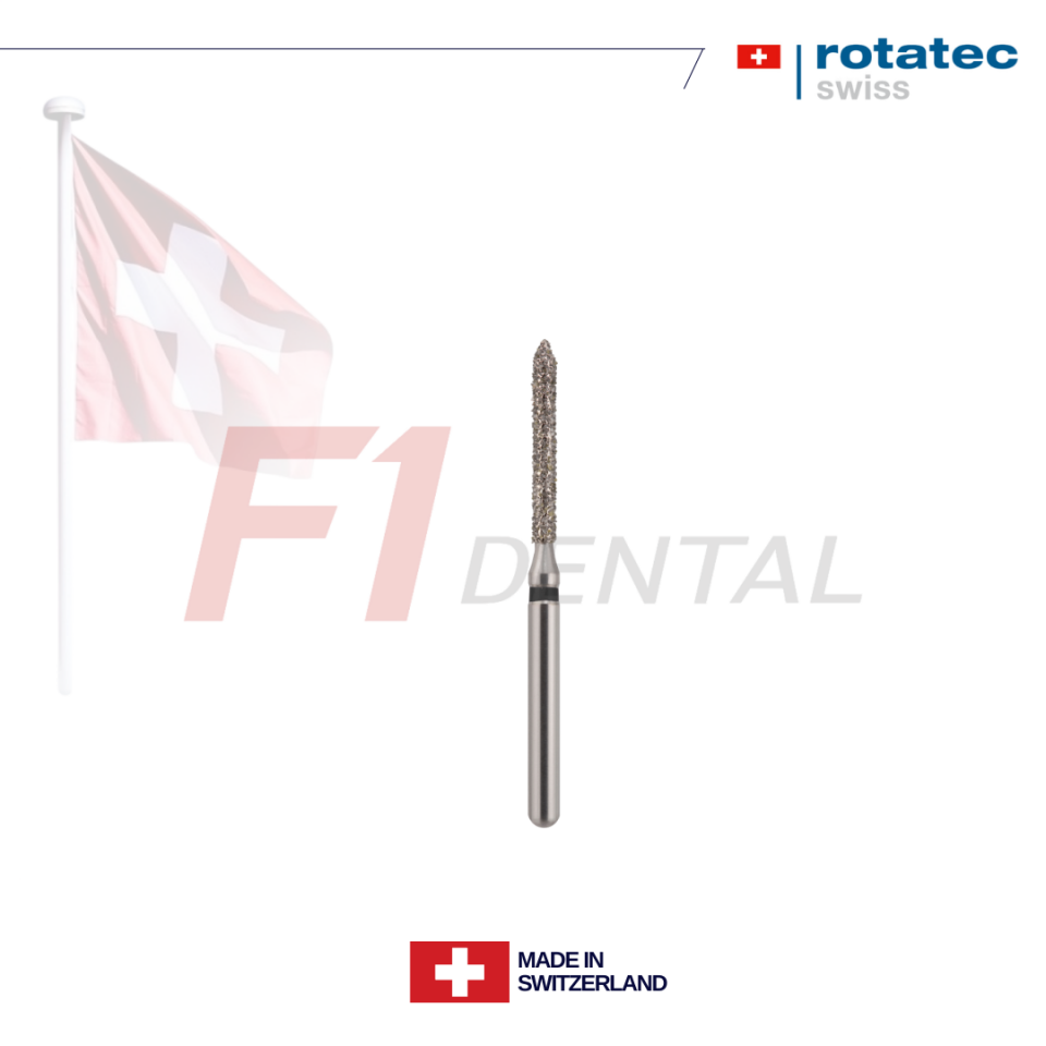 Rotatec Swiss Elmas Frez Eğimli Silindir - 131/886
