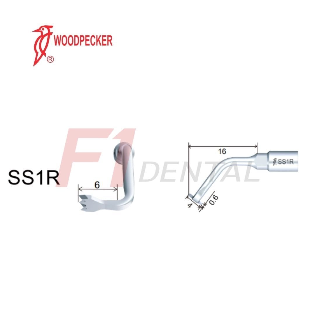 Woodpecker Ultrasurgery Osteotomy Piezo Ucu SS1R - (Woodpecker,Satalec Uyumlu)