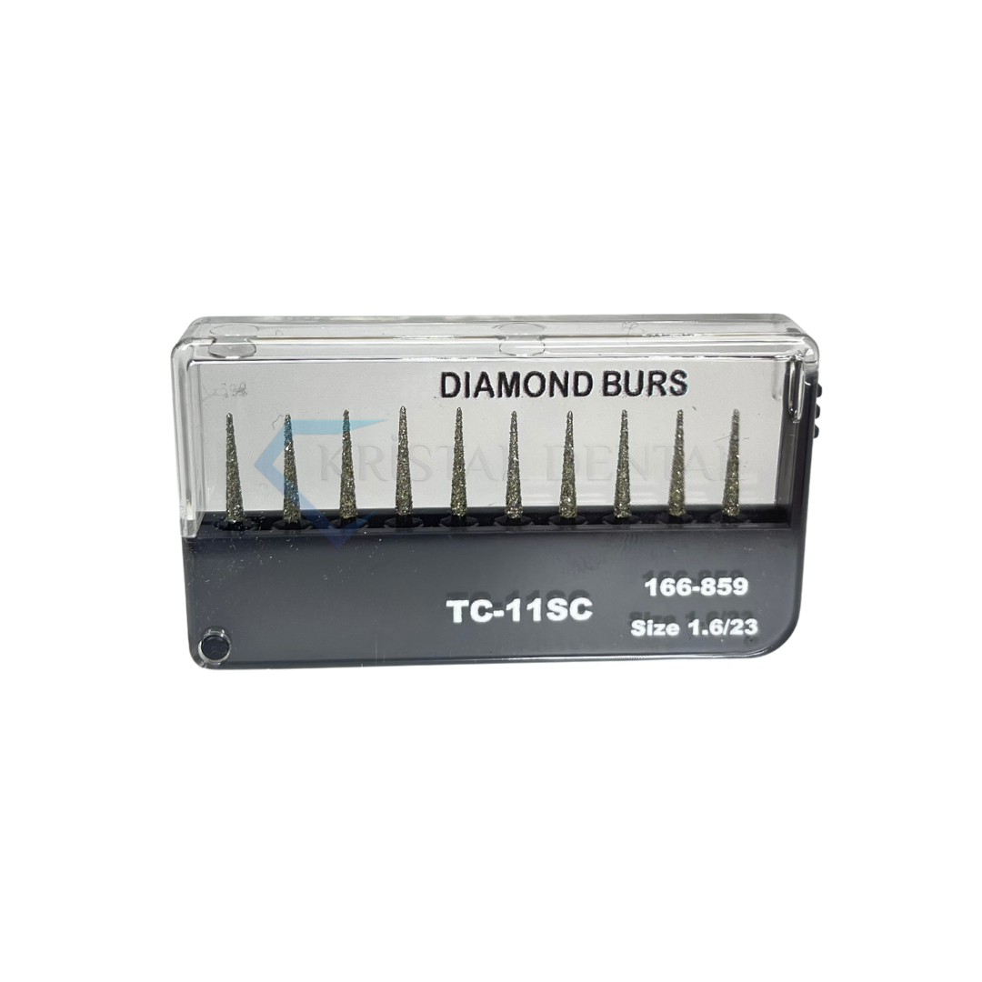 Elmas Frez Alev Uç / Siyah (Aeratör) - 10 Adet 1.6/10.0