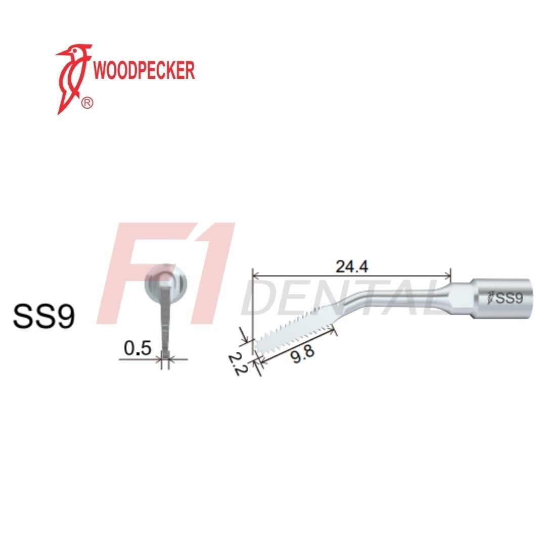 Woodpecker Ultrasurgery Osteotomy Piezo Ucu SS9 - (Woodpecker,Satalec Uyumlu)