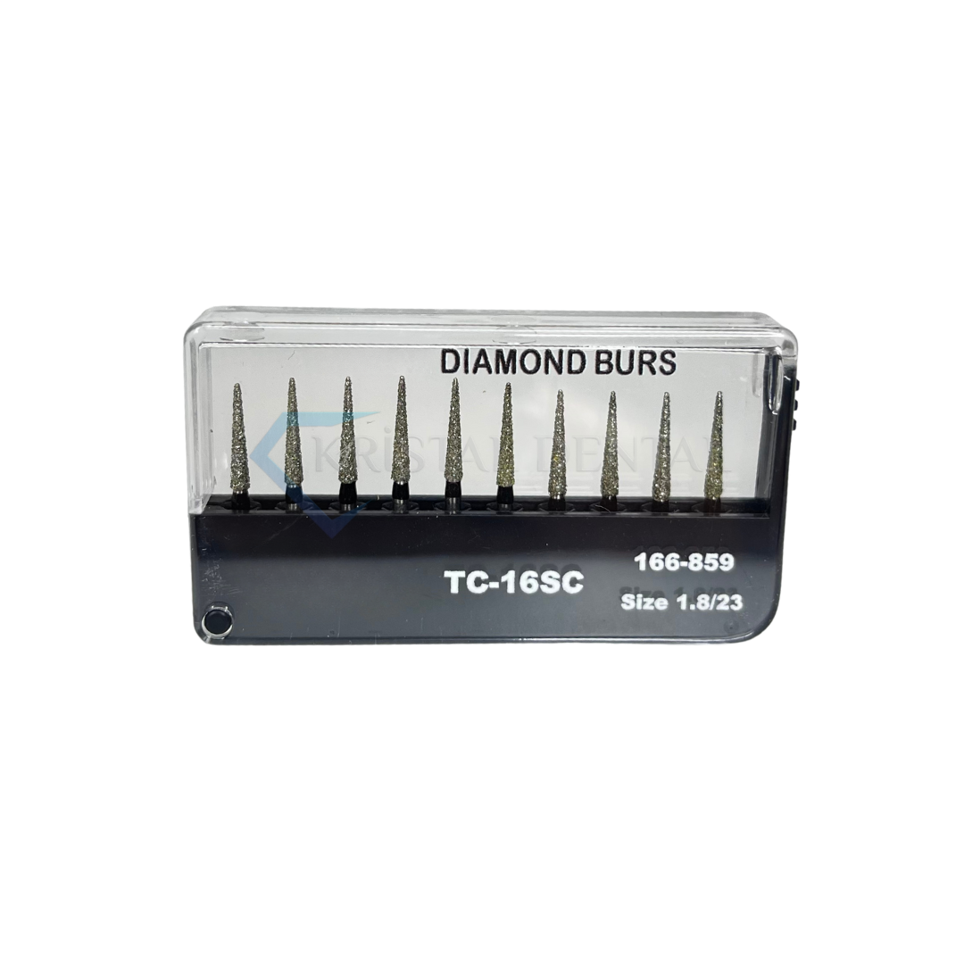 Elmas Frez Alev Uç / Siyah (Aeratör) - 10 Adet 1.8/10.0