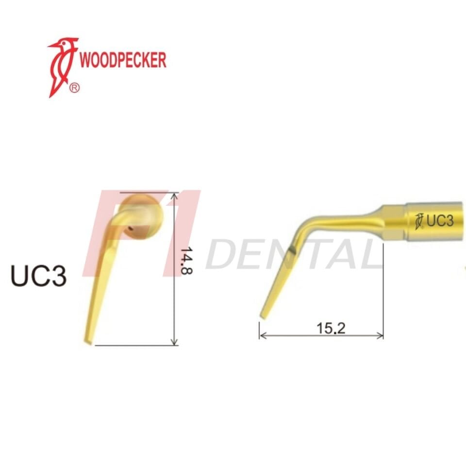 Woodpecker Ultrasurgery Exelcymosis Piezo Ucu UC3 - (Woodpecker,Satalec Uyumlu)
