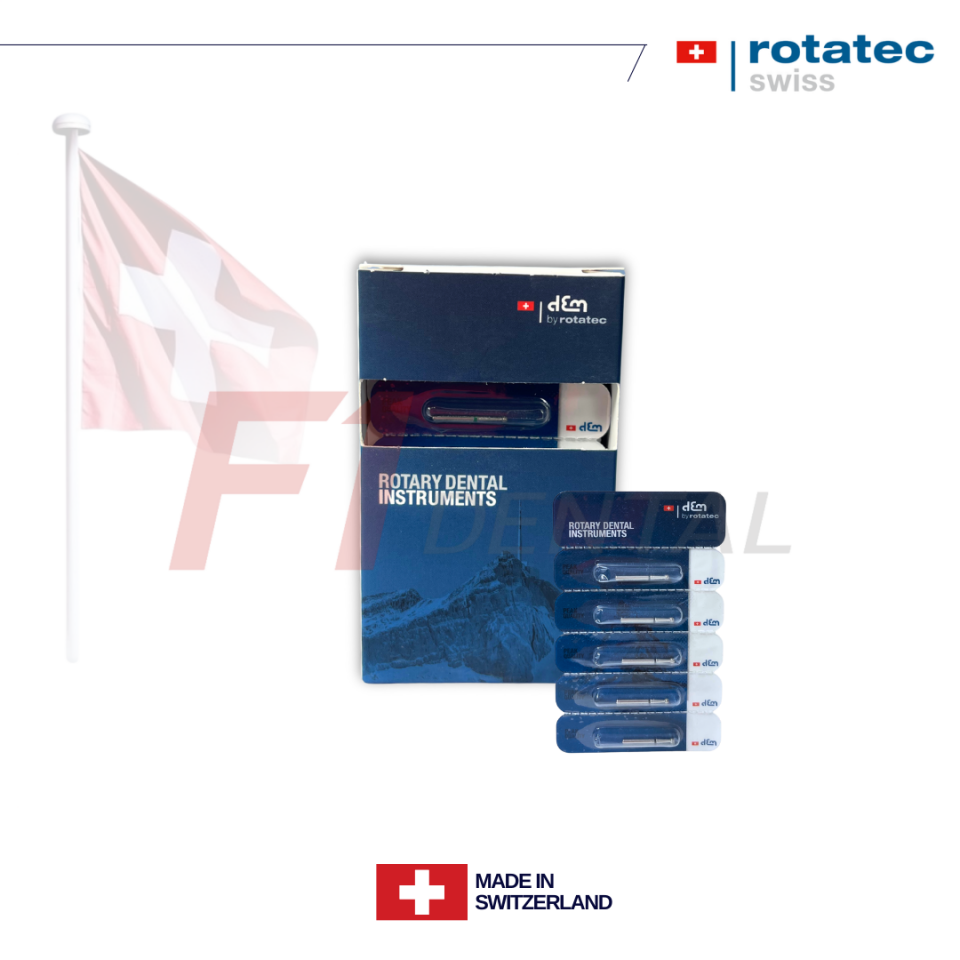 Rotatec Swiss Elmas Frez Düz Uçlu Konik - 173/848