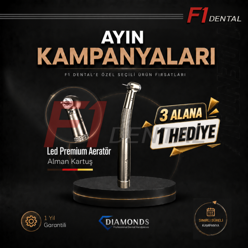Diamonds Premium Kalite Push Button Led Aeratör (Alman Kartuş) KAMPANYA