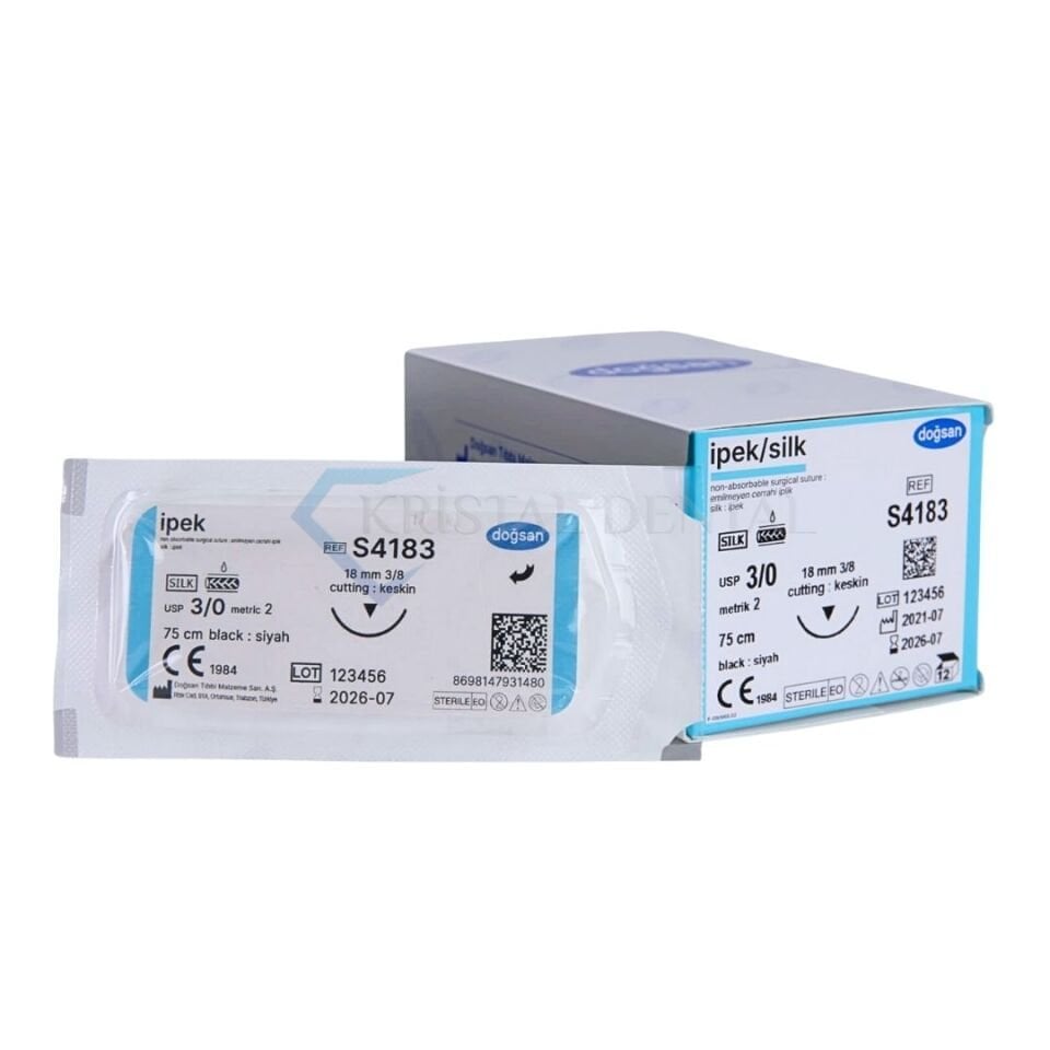 Doğsan İpek/Silk Emilemeyen Sütur