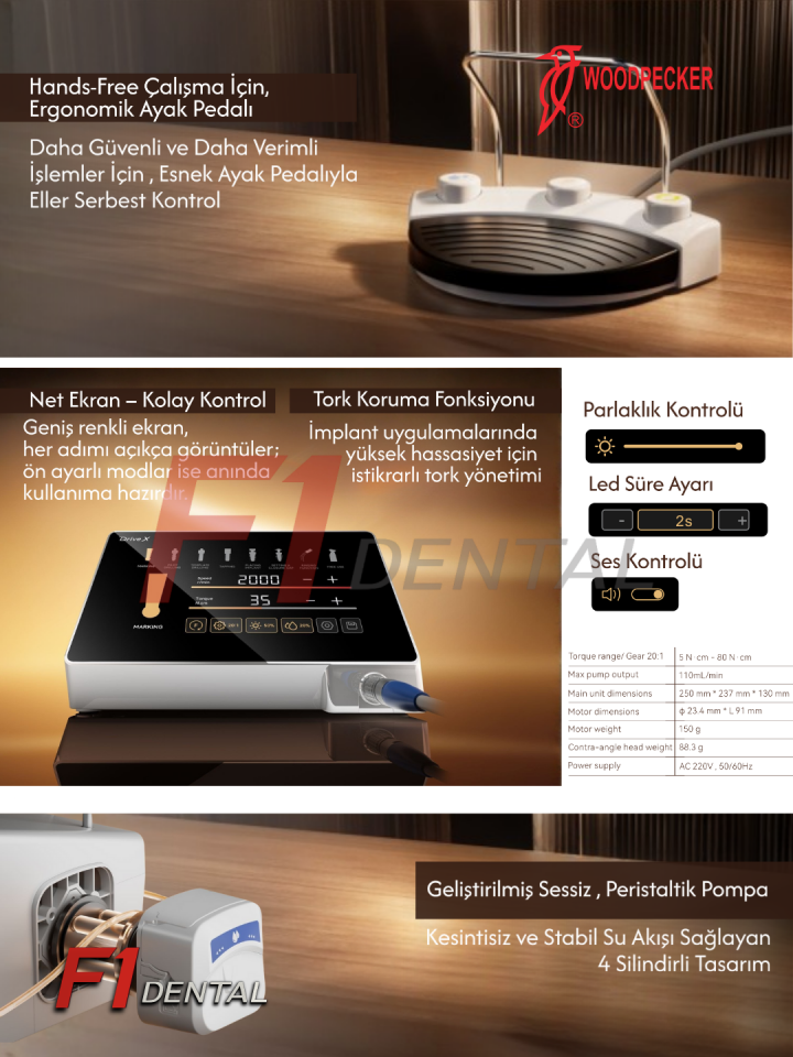 Woodpecker Drive-x Fizyodispenser KAMPANYA