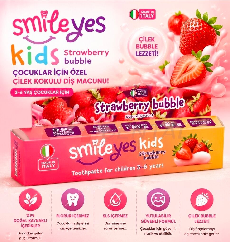Smileyes Diş Macunu Kids 3-6 Yaş 50 ML