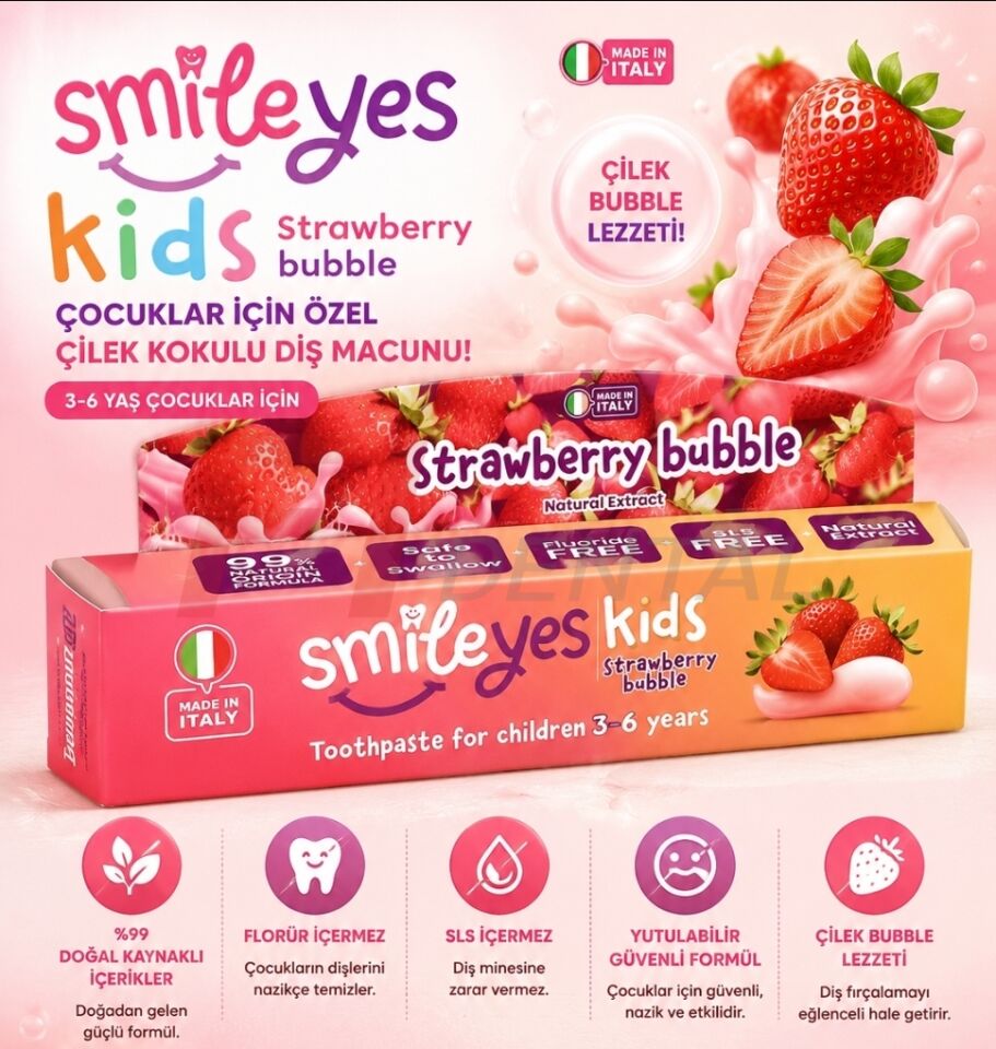 Smileyes Diş Macunu Kids 3-6 Yaş 50 ML