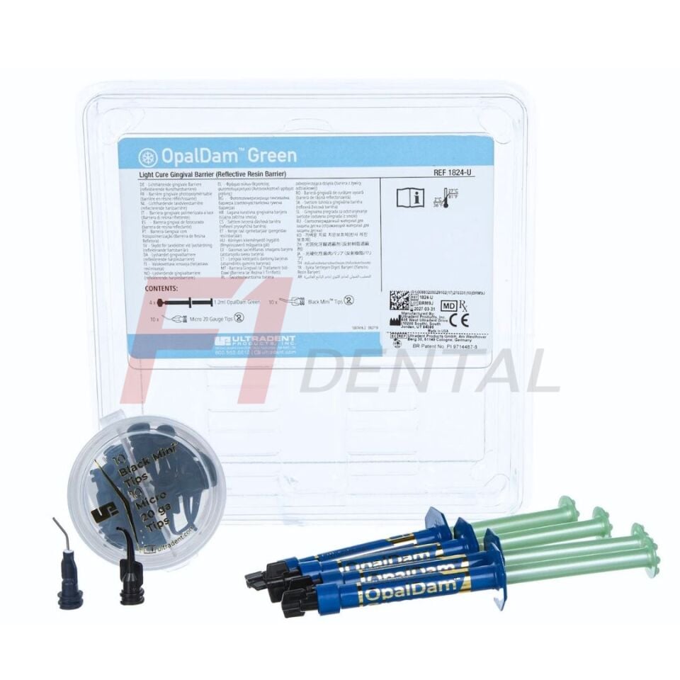 Ultradent OpalDam Green Kit - Dişeti Koruyucu Bariyer