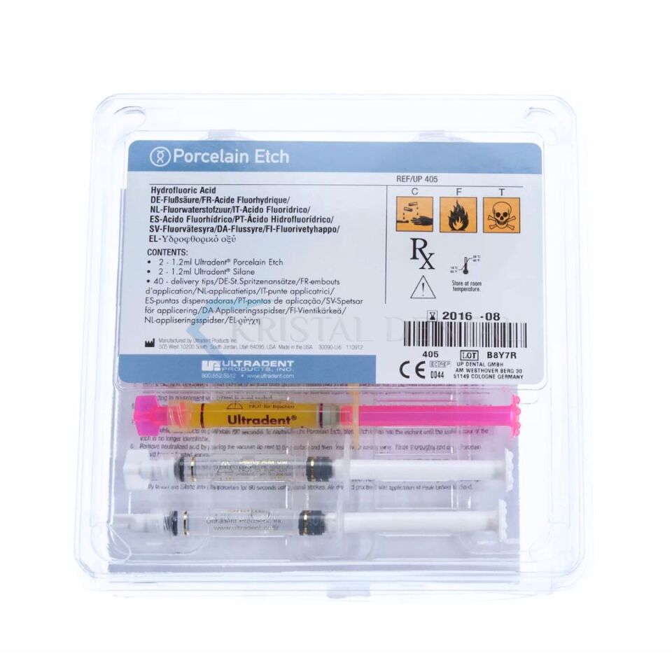 Ultradent Porselen Asiti ve Silan Seti