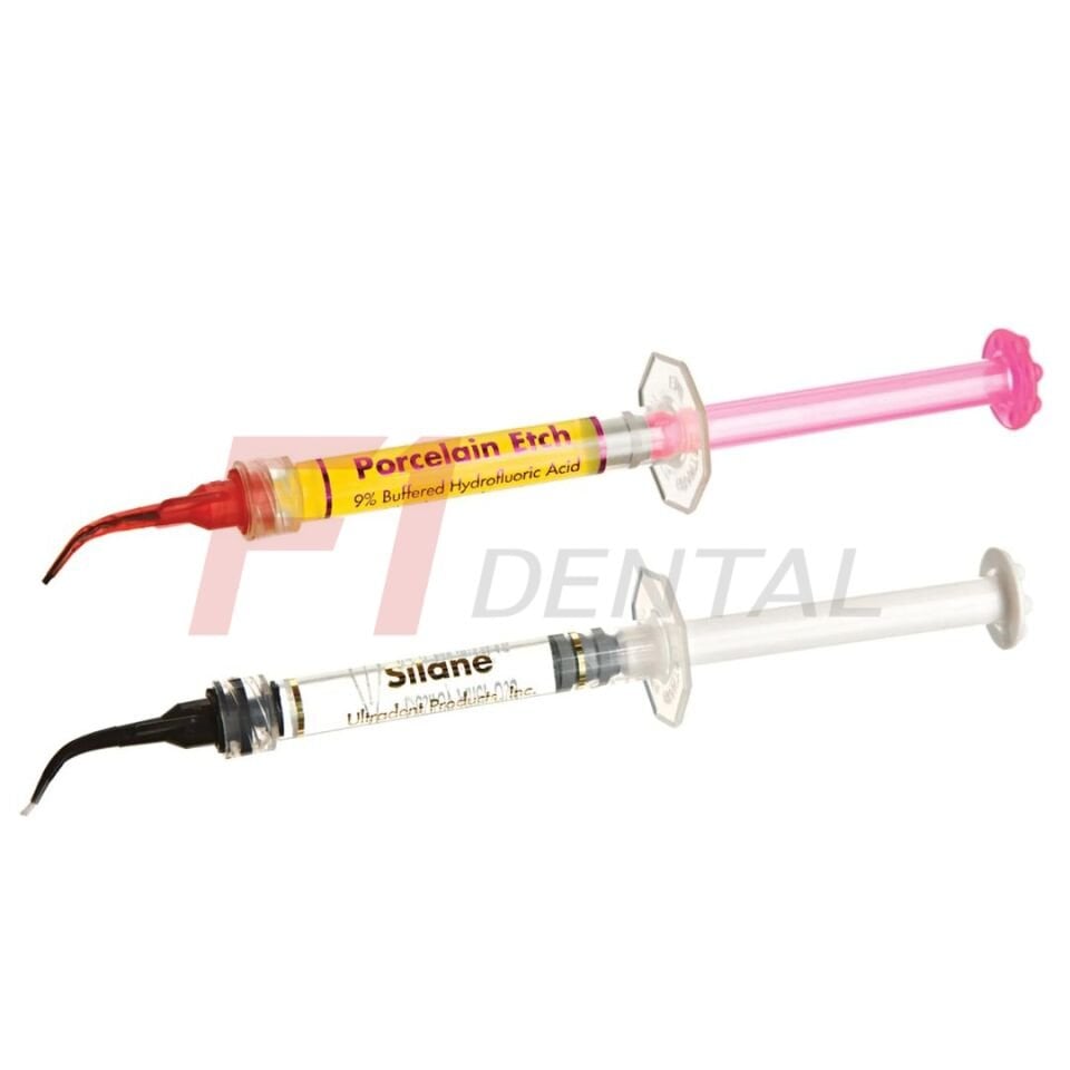 Ultradent Porselen Asiti ve Silan 2'li Mini Kit