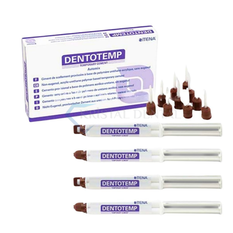 İtena Dentotemp İmplant Automix (Uzun Süreli Geçici Rezin Siman) 4 x 6 gr (4'lü)