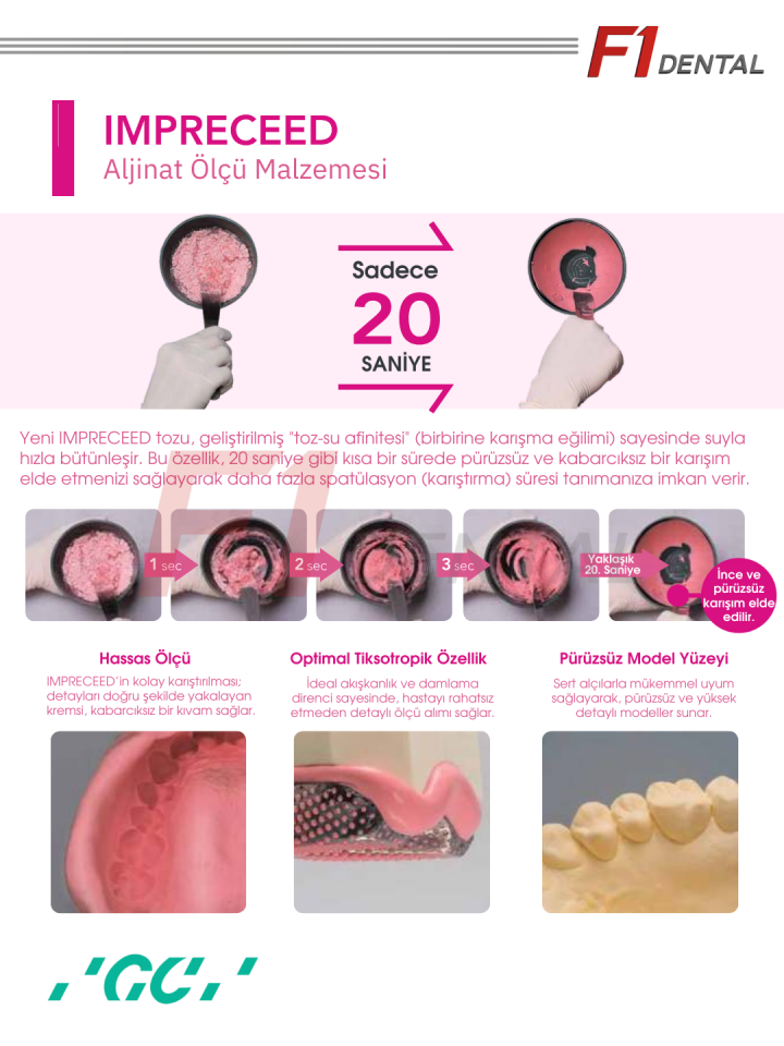 GC Impreceed Aljinat Ölçü Materyali