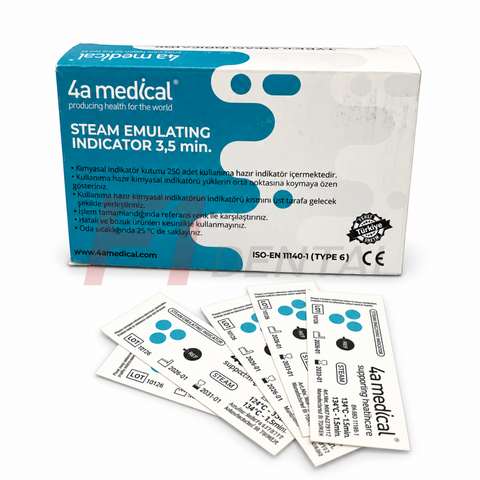 4A Medical Buhar Kimyasal İndikatörü 3,5 Dk. Tip 6