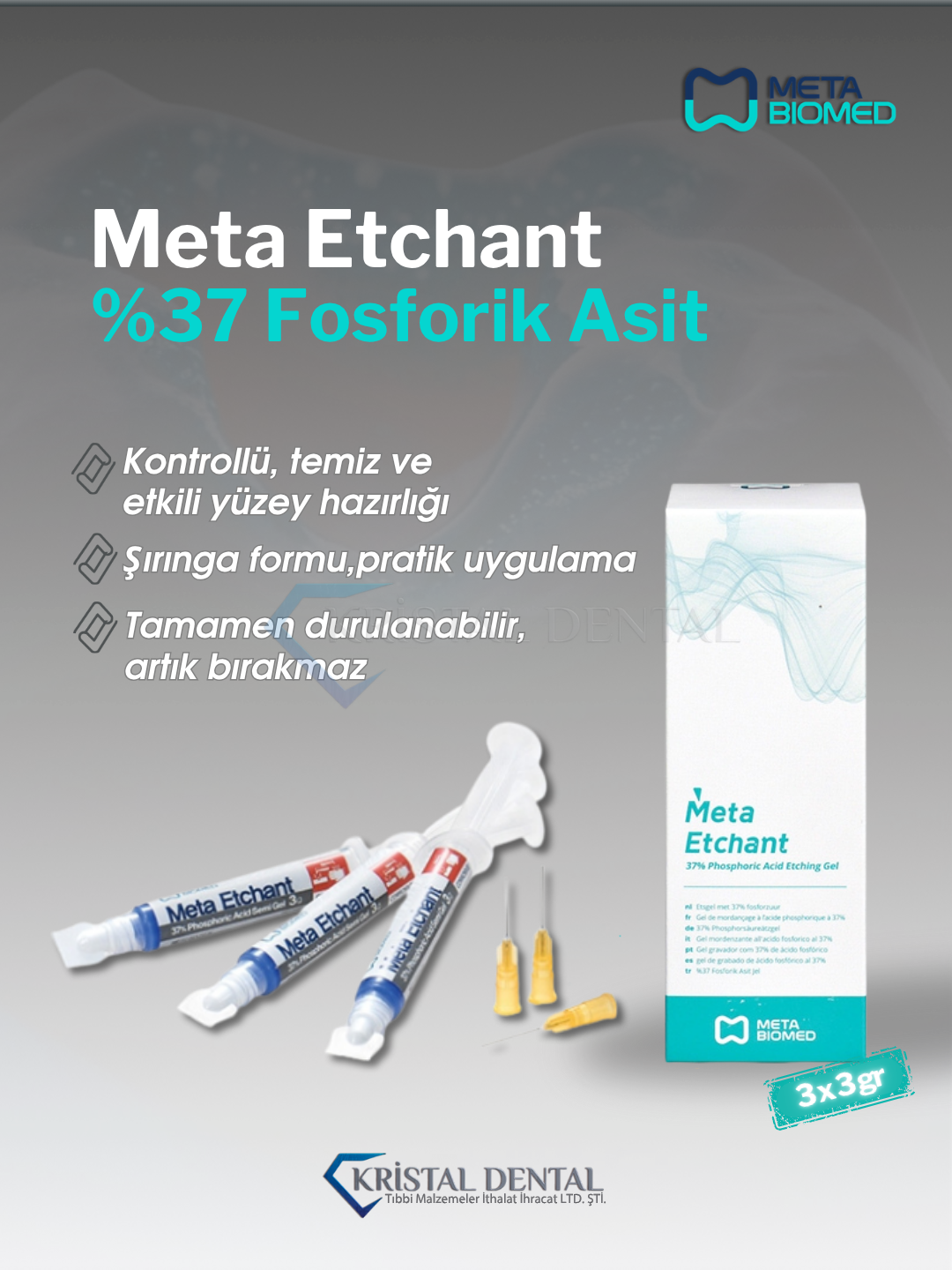 Meta Biomed Meta Etchant %37 Fosforik Asit
