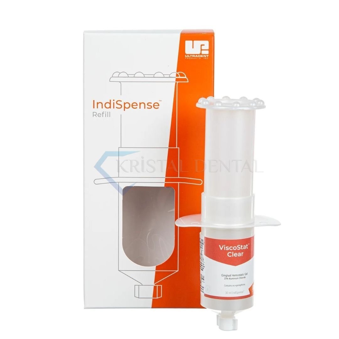 Ultradent ViscoStat Clear %25 Alüminyum Klorür Dento-Infusor Indispense Kit - Kanama Durdurucu