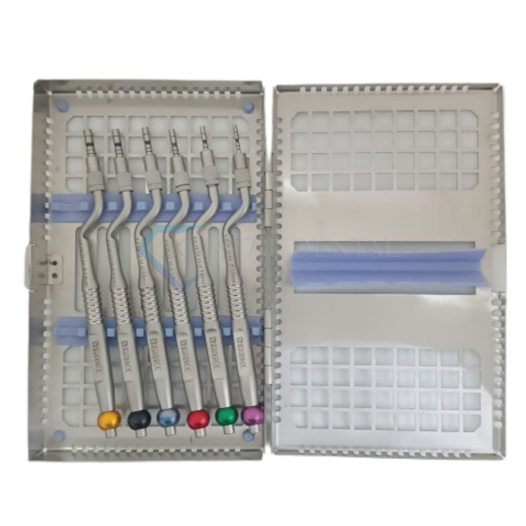 İç Bükey Osteotom Set + Kaset 7 pcs