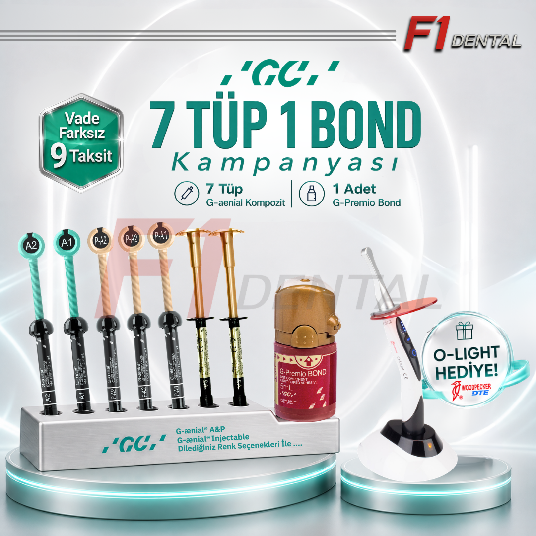 GC 7 Tüp 1 Bond + Woodpecker Işınlı Dolgu Cihazı Hediye