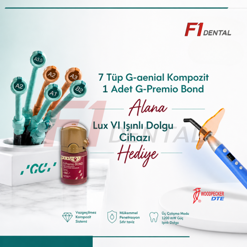 GC 7 Şırınga G-aenial Anterior & Posterior Kompozit + G-Premio Bond Kampanya