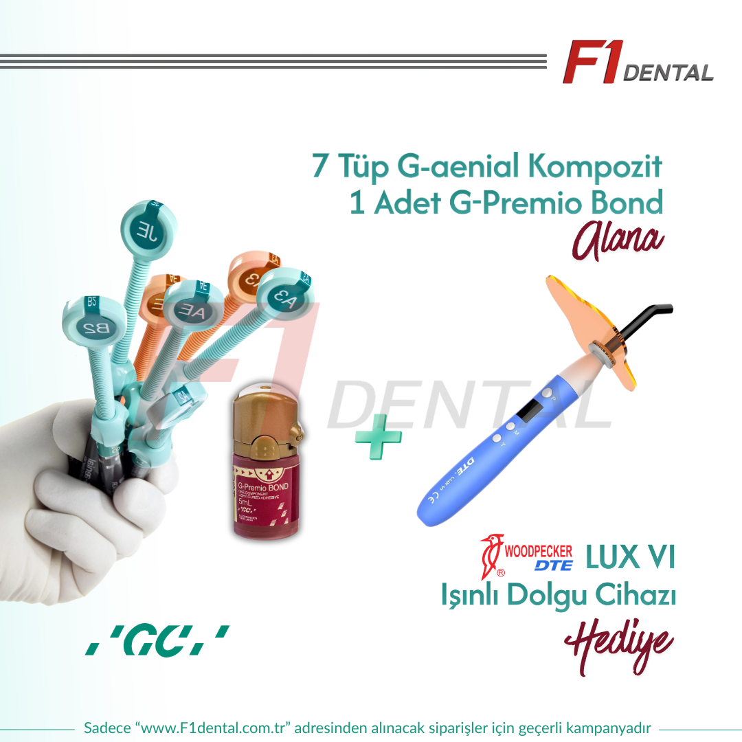 GC 7 Şırınga G-aenial Anterior & Posterior Kompozit + G-Premio Bond Kampanya