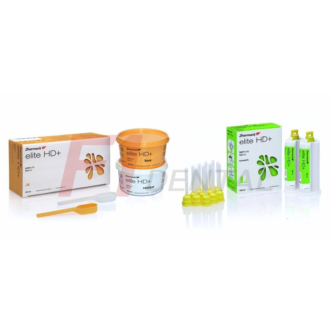 Zhermack Elite HD+ A Tipi Silikon Ölçü Takımı Fast Set