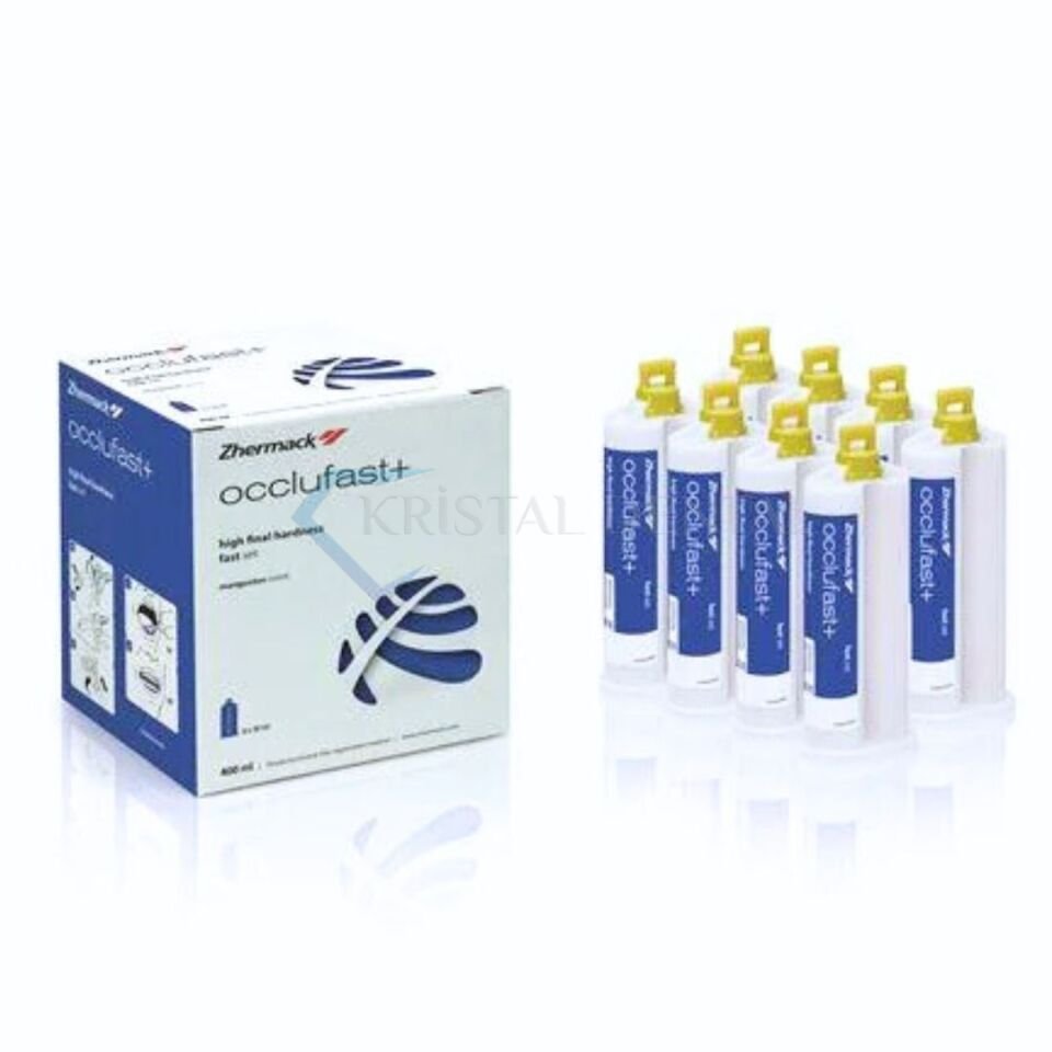 Zhermack Occlufast+ Kapanış Silikonu Ölçü Maddesi - 8x50 ml