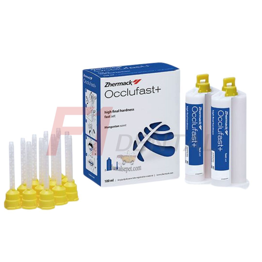 Zhermack Occlufast+ Kapanış Silikonu Ölçü Maddesi - 2x50 ml