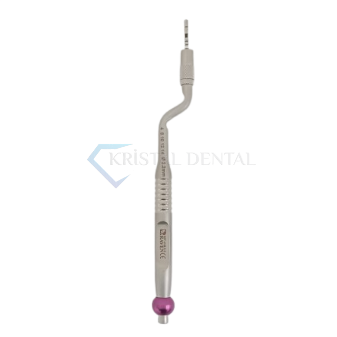 Açılı İç Bükey Osteotom Concave Tip Angled 2.2