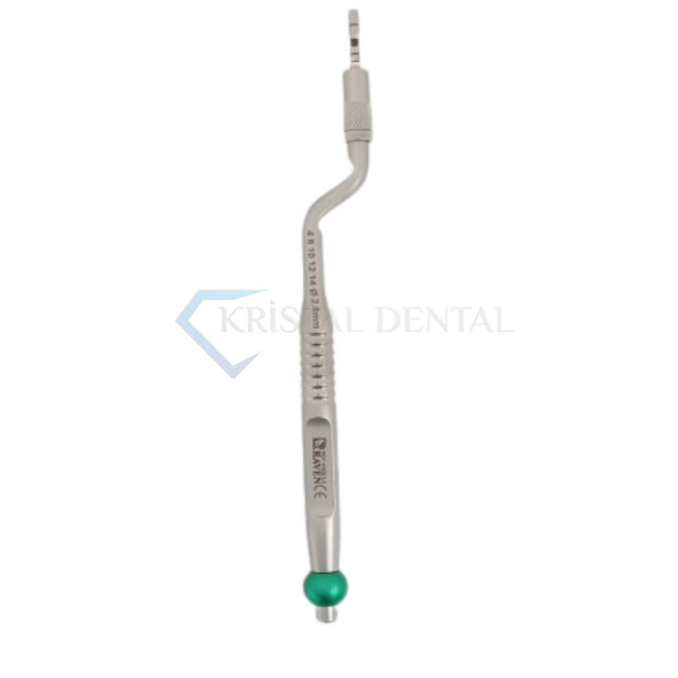 Açılı İç Bükey Osteotom / Concave Tip Angled 2.7