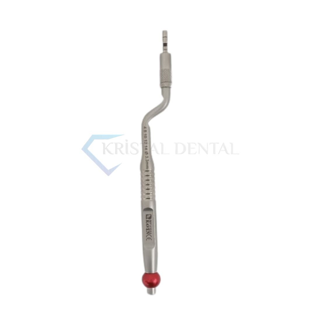 Açılı İç Bükey Osteotom / Concave Tip Angled 3.2