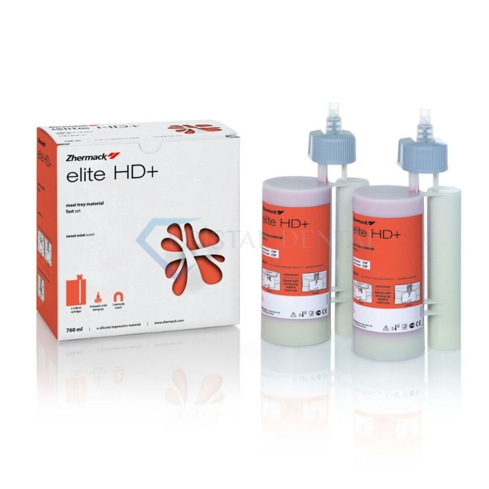 Zhermack Elite HD+ Maxi Tray Makine Ölçüsü Fast Set - 2x380ml