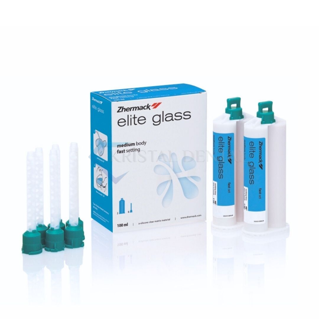 Zhermack Elite Glass A Tipi Silikon Şeffaf Ölçü 2x50ml