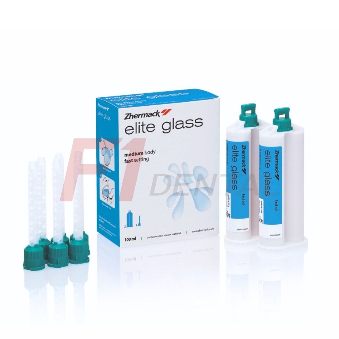 Zhermack Elite Glass A Tipi Silikon Şeffaf Ölçü 2x50ml