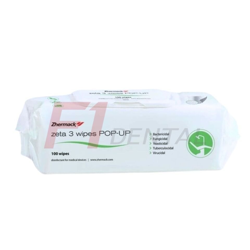 Zhermack Zeta 3 Wipes - Dezenfektanlı Temizleme Mendili