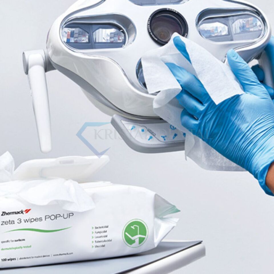 Zhermack Zeta 3 Wipes - Dezenfektanlı Temizleme Mendili
