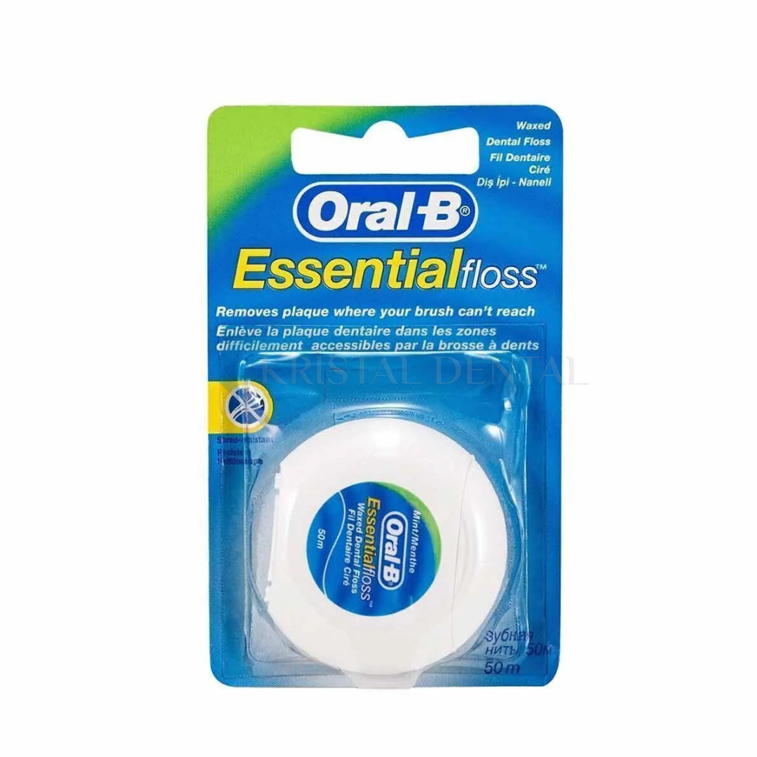 Oral-B Essential Floss Naneli 50 m Diş İpi