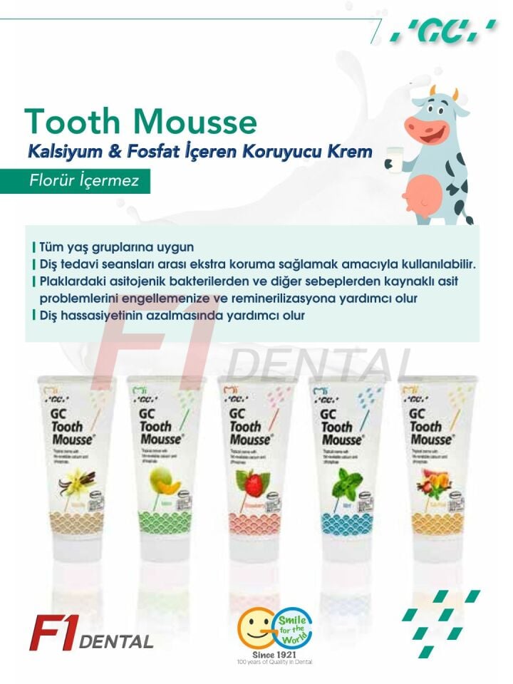 GC Tooth Mousse Topikal Krem - Diş Minesi Koruyucu