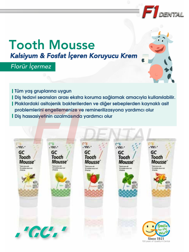 GC Tooth Mousse Topikal Krem - Diş Minesi Koruyucu